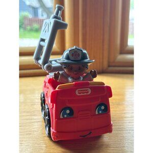 Fisher-Price Little People Fire Truck & Firewoman Figure